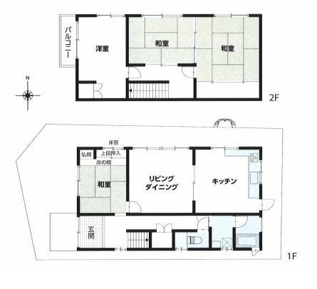 ★北西角地~周辺商業施設多数♪半町4丁目中古戸建♪の画像