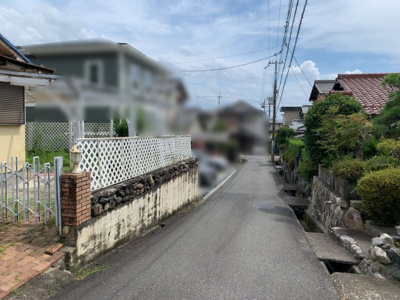【前面道路含む現地写真】 | 大津市木の岡町16-7　中古戸建