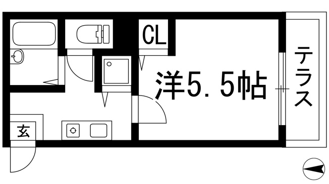【間取り】 | サンハイツ清和台