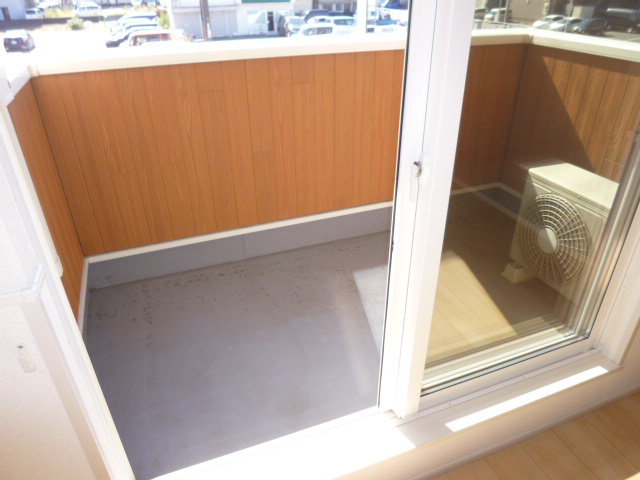 グランビアＡのバルコニー