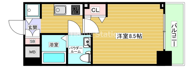 【間取り】 | ラナップスクエア福島