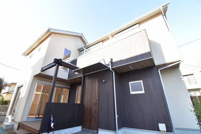 【外観】 | 小平市鈴木町２丁目　新築戸建　全3棟　A号棟 | 住まうご家族の心地よさを最優先しそれでいて個性豊かなデザインは住まう人に優越感をもたらしてくれます
