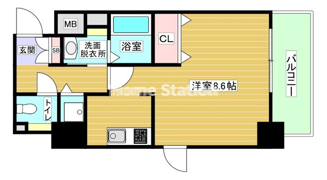 【間取り】 | エスライズ中之島WEST