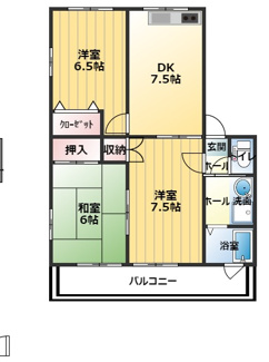 【間取り】 | アトラス　C