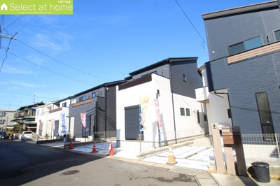 【前面道路含む現地写真】 | 海老名市河原口3丁目　新築戸建て　全6棟【仲介手数料無料】