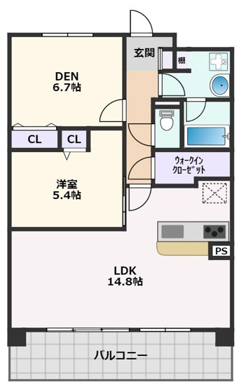 【間取り】 | グランデ紫陽花
