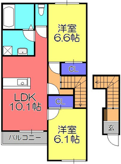 【間取り】 | スターテラス22　A棟