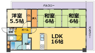 【間取り】 | メゾングレース（上甲子園小・上甲子園中学校区） | メゾングレース