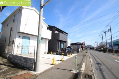 【前面道路含む現地写真】 | 海老名市下今泉3丁目　新築戸建て Ａ号棟【仲介手数料無料】
