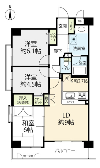 【間取り】 | コスモ十条グランシティ