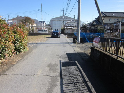 【前面道路含む現地写真】 | 熊谷市妻沼 800万 土地