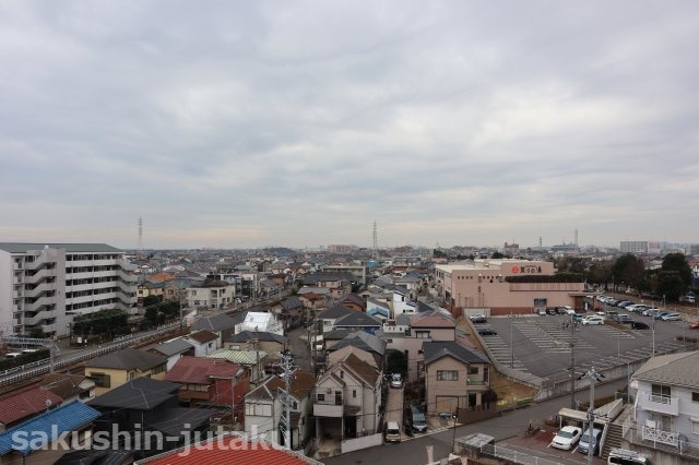 津田沼東パーク・ホームズ１番館　の展望|眺望自慢　最上階　７階部分