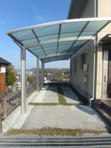 羽島台貸家の駐車場