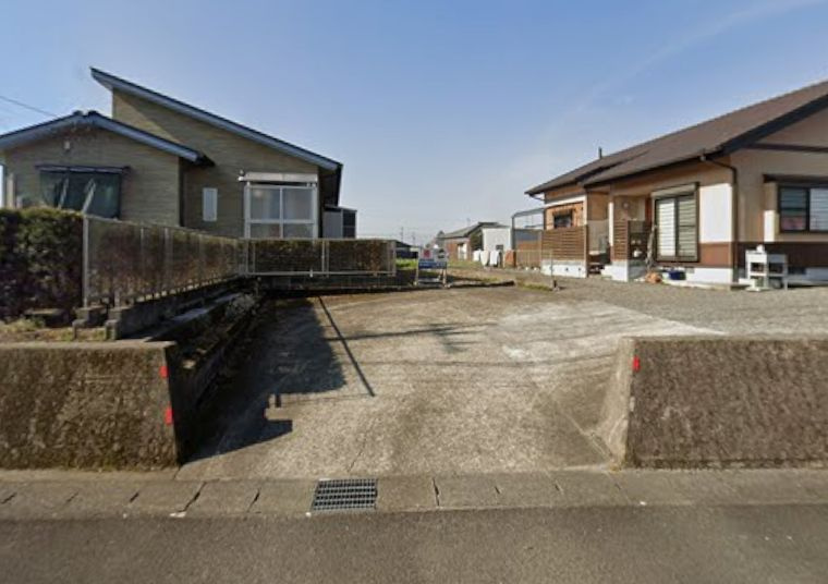 都城市安久町の売地の外観