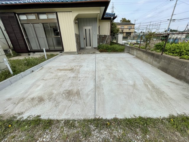 ペットと暮らせる大網貸家の駐車場
