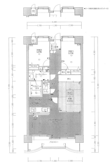【間取り】 | トーカンマンション旭橋 | 使いやすい間取り