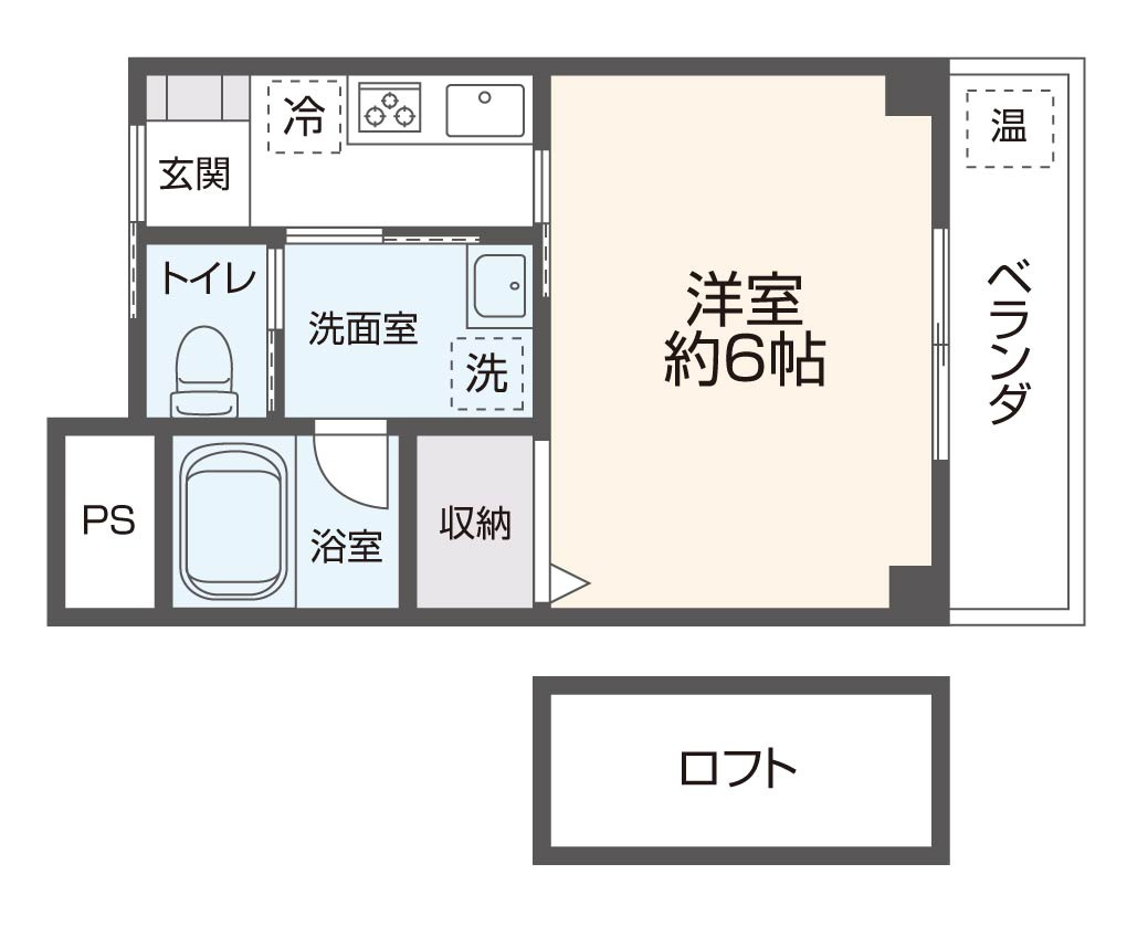 宝持レカンⅡ ( 近畿大学 一人暮らし )の間取り