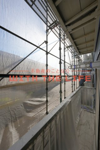 フリーデ【キャッシュバック対象物件】のバルコニー|バルコニーからの眺めを楽しみながら食事をしませんか