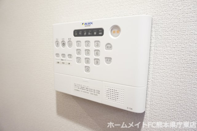 熊本市南区出仲間６丁目のアパートのセキュリティ