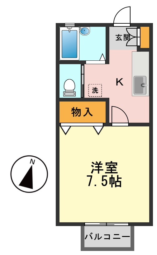 ベルヴェデール弐番館の間取り