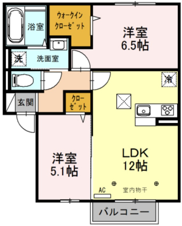 メルヴェーユ(鳩山町)の間取り