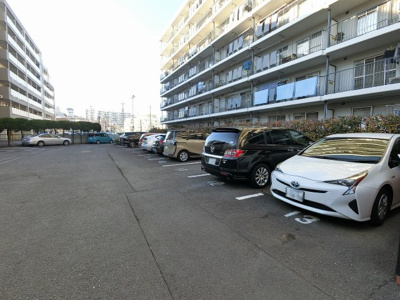 【駐車場】 | 天王町サンハイツＡ号棟 | 平置き駐車場です。