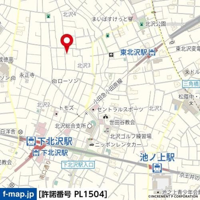 【地図】 | プリモ下北沢