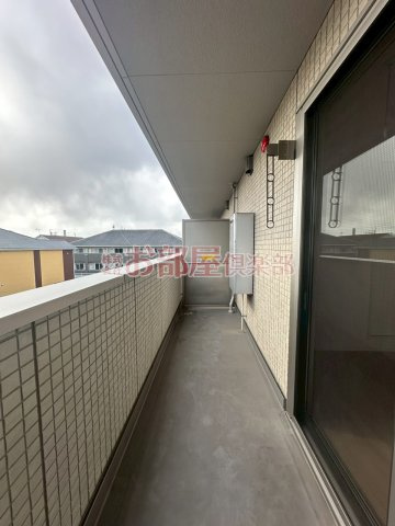 パークハイム上津のバルコニー|広々としたバルコニーです