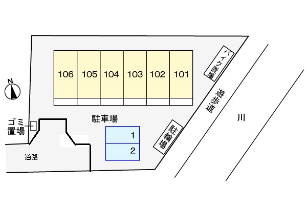 フリージア本郷台の区画図