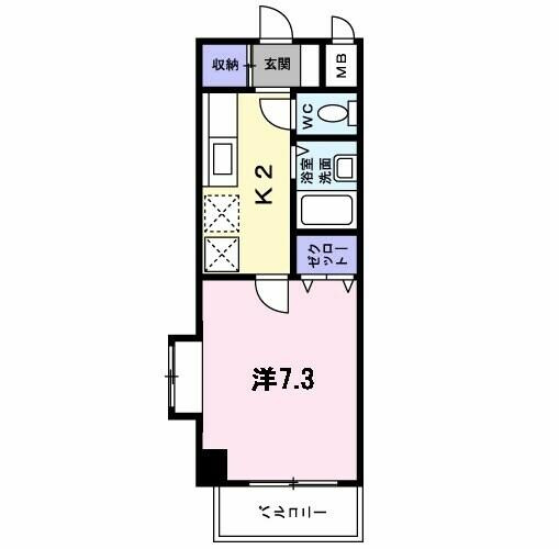 【間取り】 | シャンテ吉塚
