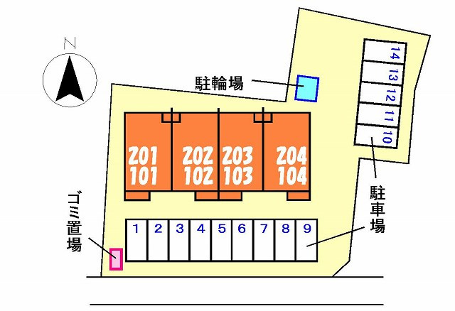 グラン フレーズの区画図
