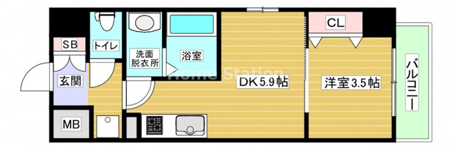 【間取り】 | サムティ福島ルフレ