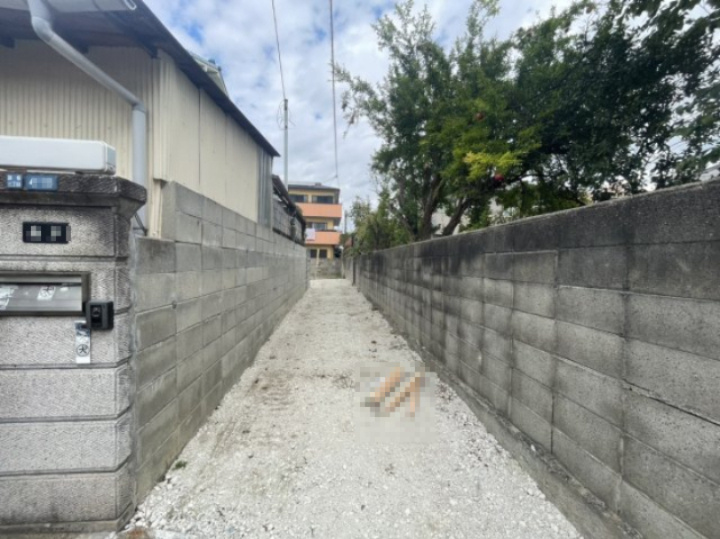 グラッド・タウン　大東市諸福3丁目の前面道路含む現地写真|■全２区画。土地はなんと約４７坪♪♪