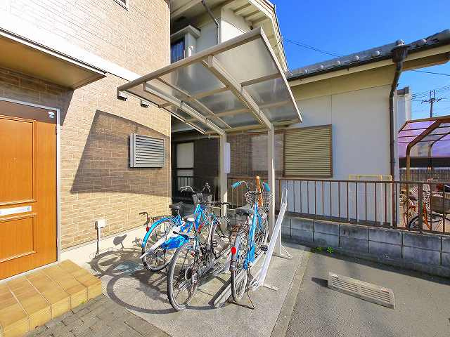 ソレイユコートのその他共用部分|自転車置き場です。