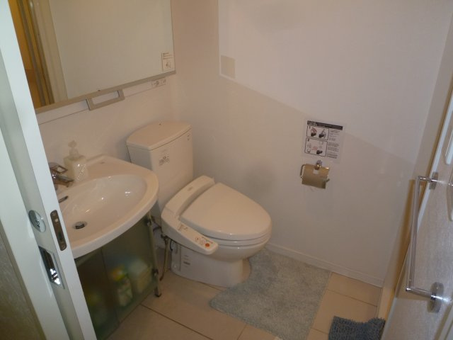 エグゼレジデンスタワーの洗面所