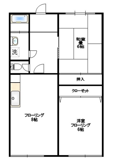 【間取り】 | 三河台マンション
