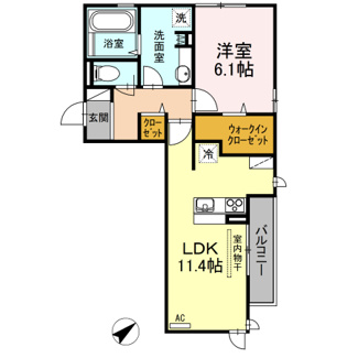 【間取り】 | D-roomエル・セントロ