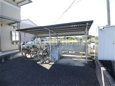 【その他共用部分】 | サウスウィンド　A | 駐車場があるので、車を買う予定の方も安心です