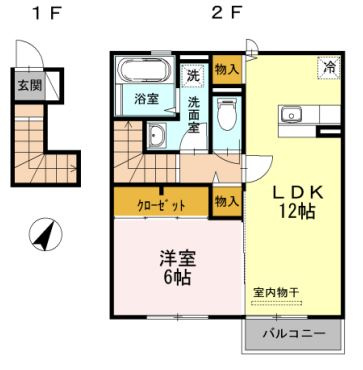 アムールⅡの間取り