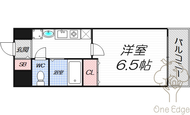 新梅田プライムの間取り