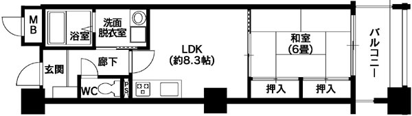 【間取り】 | フェイズイン山王公園前