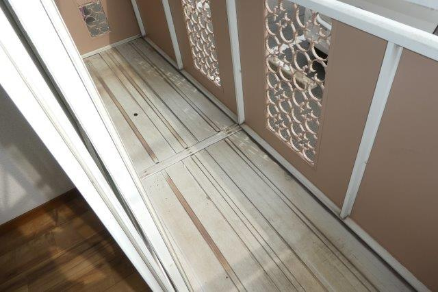 セジュールオークＢのバルコニー