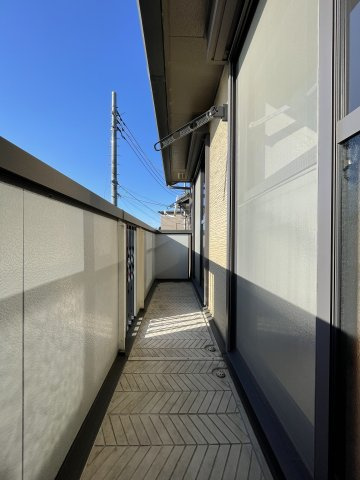 メイプルタウン川越的場Bのバルコニー