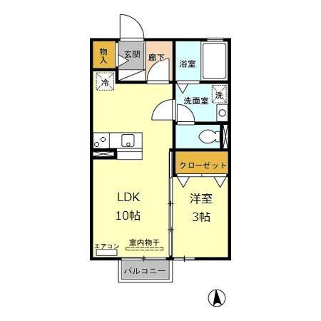風見鶏の間取り