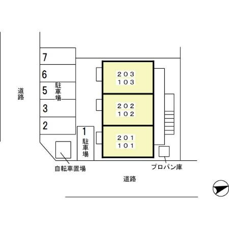風見鶏の区画図