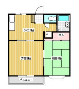 【間取り】 | コーポ朝日・昭和