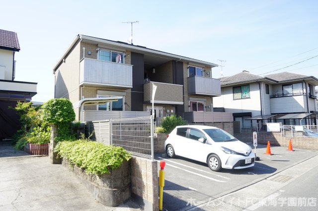熊本市北区龍田陳内４丁目のアパートの外観