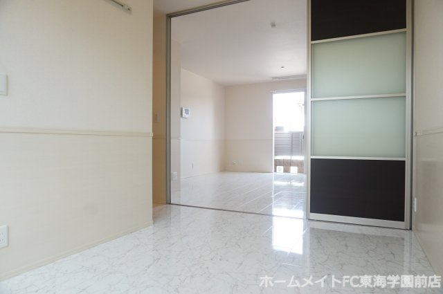 熊本市北区龍田陳内４丁目のアパートの寝室