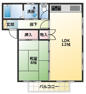 メゾン北原の間取り