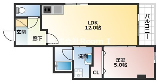【間取り】 | ZERO ONE谷町